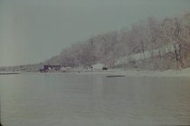 View south towards pump house construction